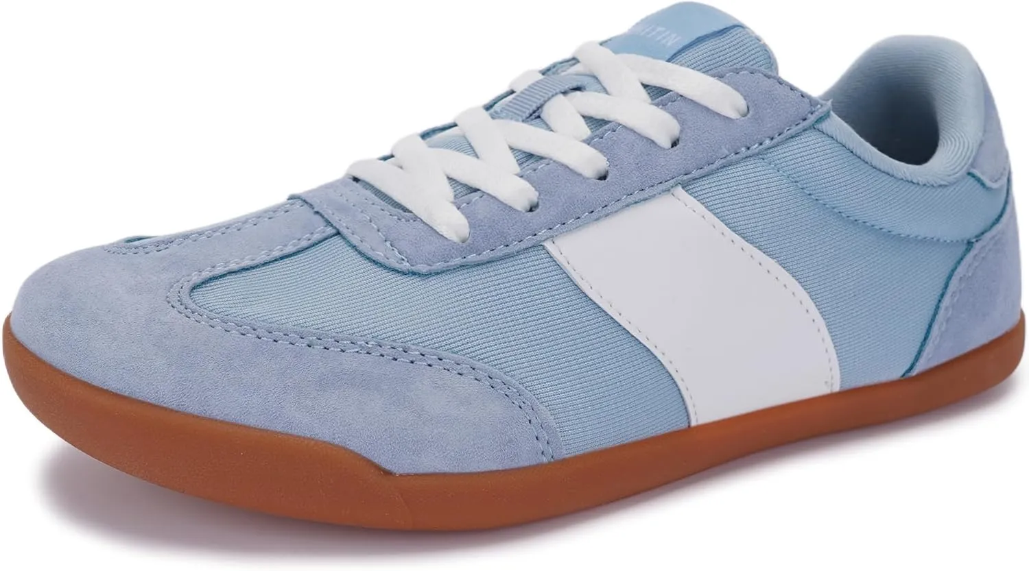 WHITIN Women's Wide Toe Box Barefoot Shoes | Suede Patchwork Design