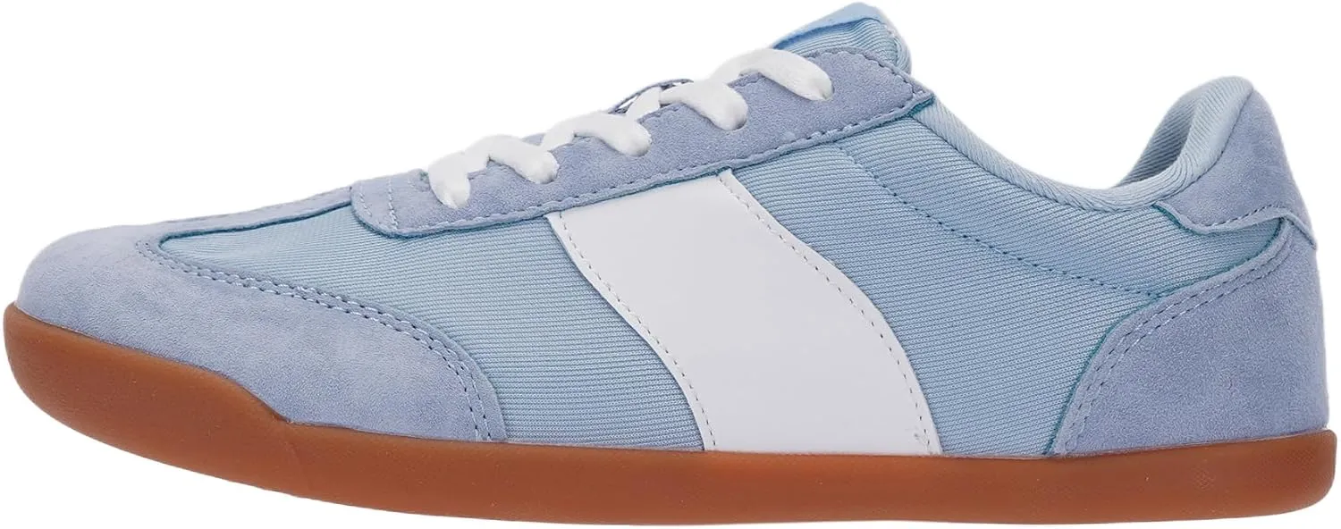 WHITIN Women's Wide Toe Box Barefoot Shoes | Suede Patchwork Design