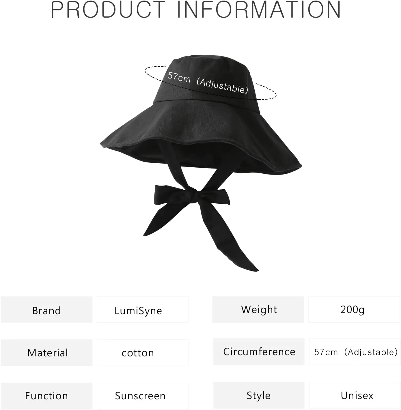 Wide Brim Sun Hat UPF 50  Cotton Bucket Hat with Chin Strap Adjustable Foldable Summer Beach Cap Fishing Hat