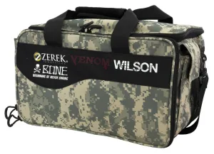 Wilson Large Digi Camo Series Fishing Tackle Bag with Three Fishing Tackle Trays