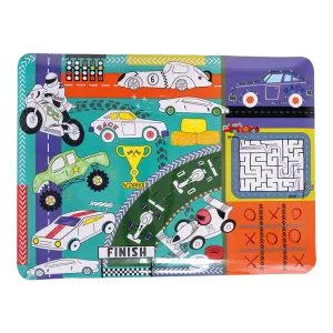 Wipeable Games Play Mat- Cars