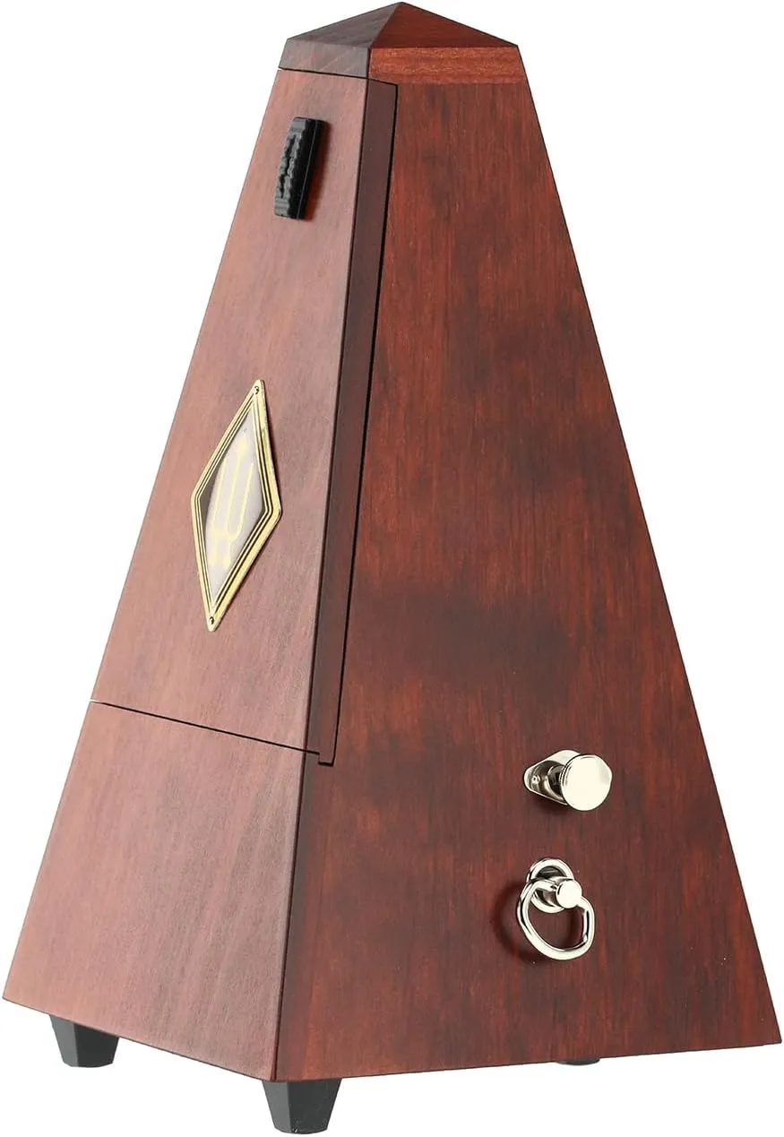 Wittner wooden metronome with bell 811M mahogany finish