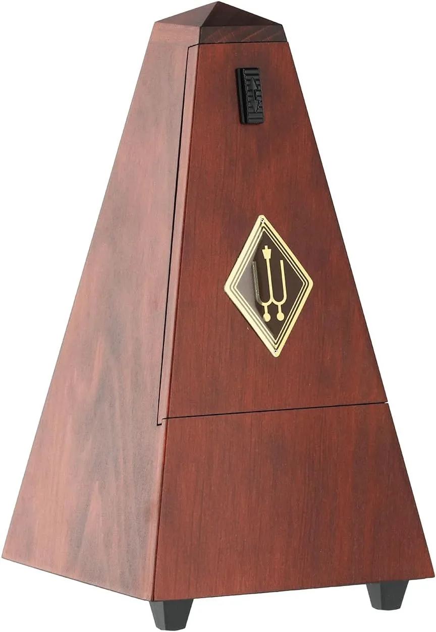 Wittner wooden metronome with bell 811M mahogany finish