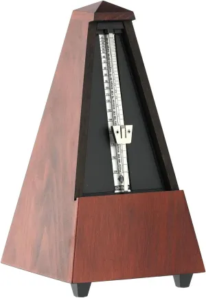 Wittner wooden metronome with bell 811M mahogany finish