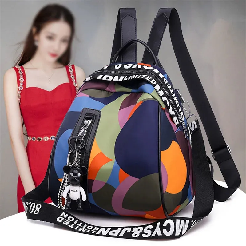 Women Backpack Waterproof Anti-Theft Oxford Female Backpacks Teenage Mini Backpack Travel Backpack School Bag