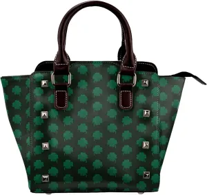 Women Handbag Large Capacity Shoulder Bag Studded Rivet Tote Satchel