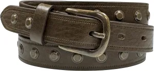 Women's Dress Belt or Studded Punk Dress Jean Belt, 1"(25mm) & 1-1/8"(30mm) wide