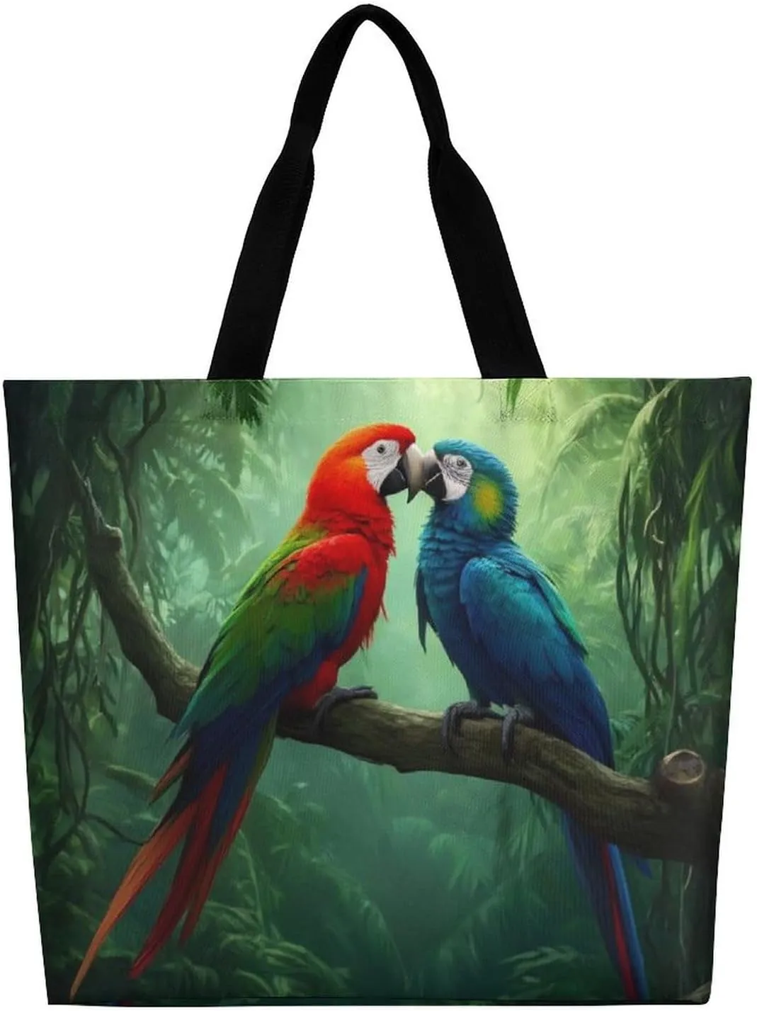 Womens Grocery Bag, Large Capacity Tote Bags Portable Reusable Shopping Shoulder Bag