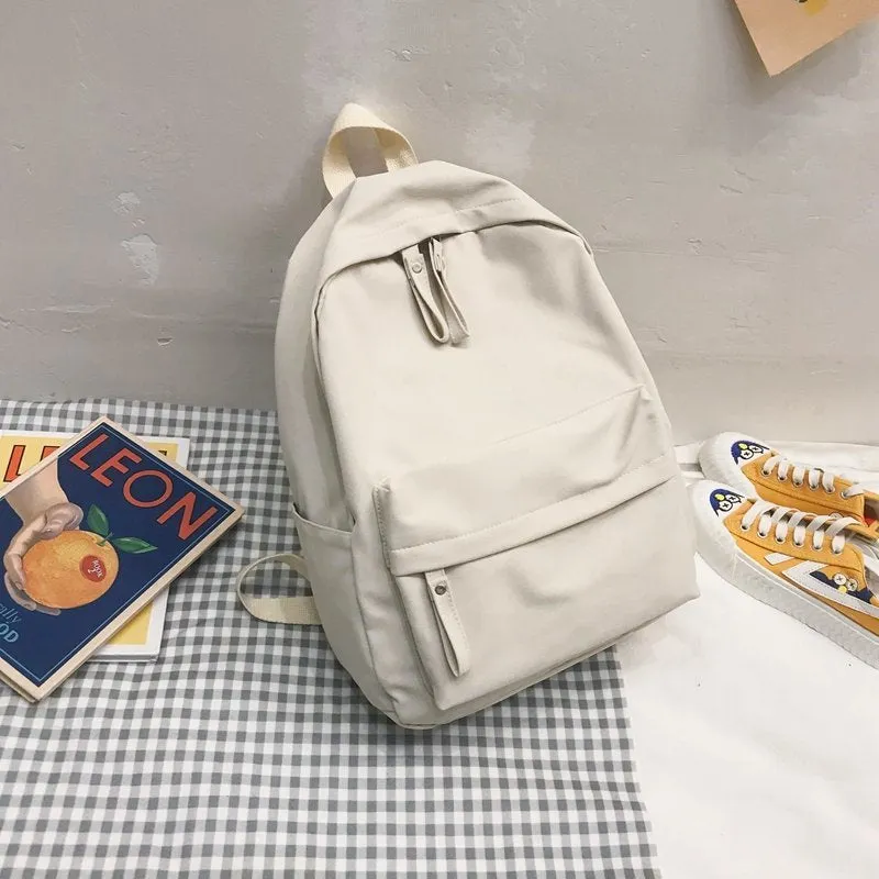 Women's Junior High Korean College Large Capacity Backpacks