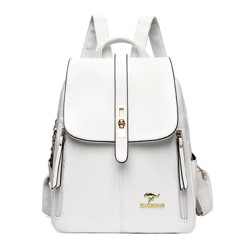 Women's Korean Simple Fashion Large Capacity Backpacks
