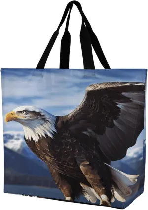 Women's Large-capacity Shoulder Shopping Bag Reusable Foldable Shopping Bags Eagle Beach Bag