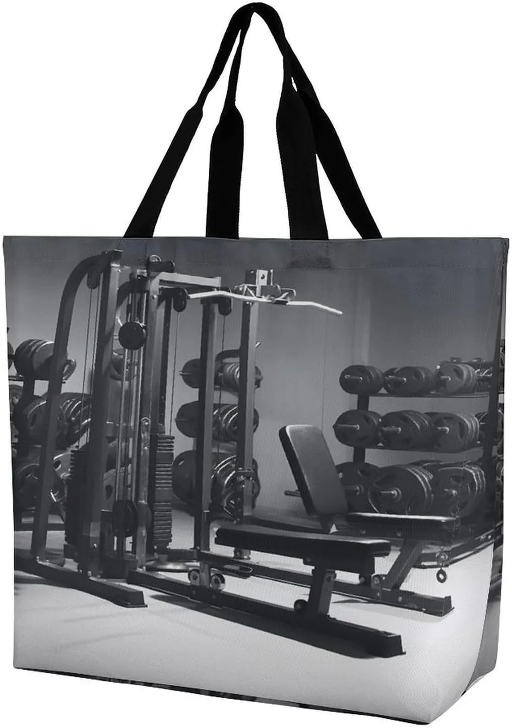 Women's Large-capacity Shoulder Shopping Bag Reusable Foldable Shopping Bags Gym Equipment Beach Bag
