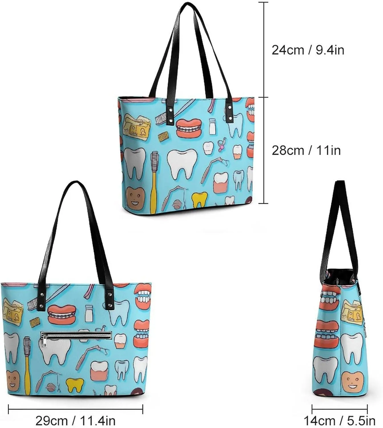 Women's Large Capacity Travel Tote Bag Waterproof Durable Shopping Handbag