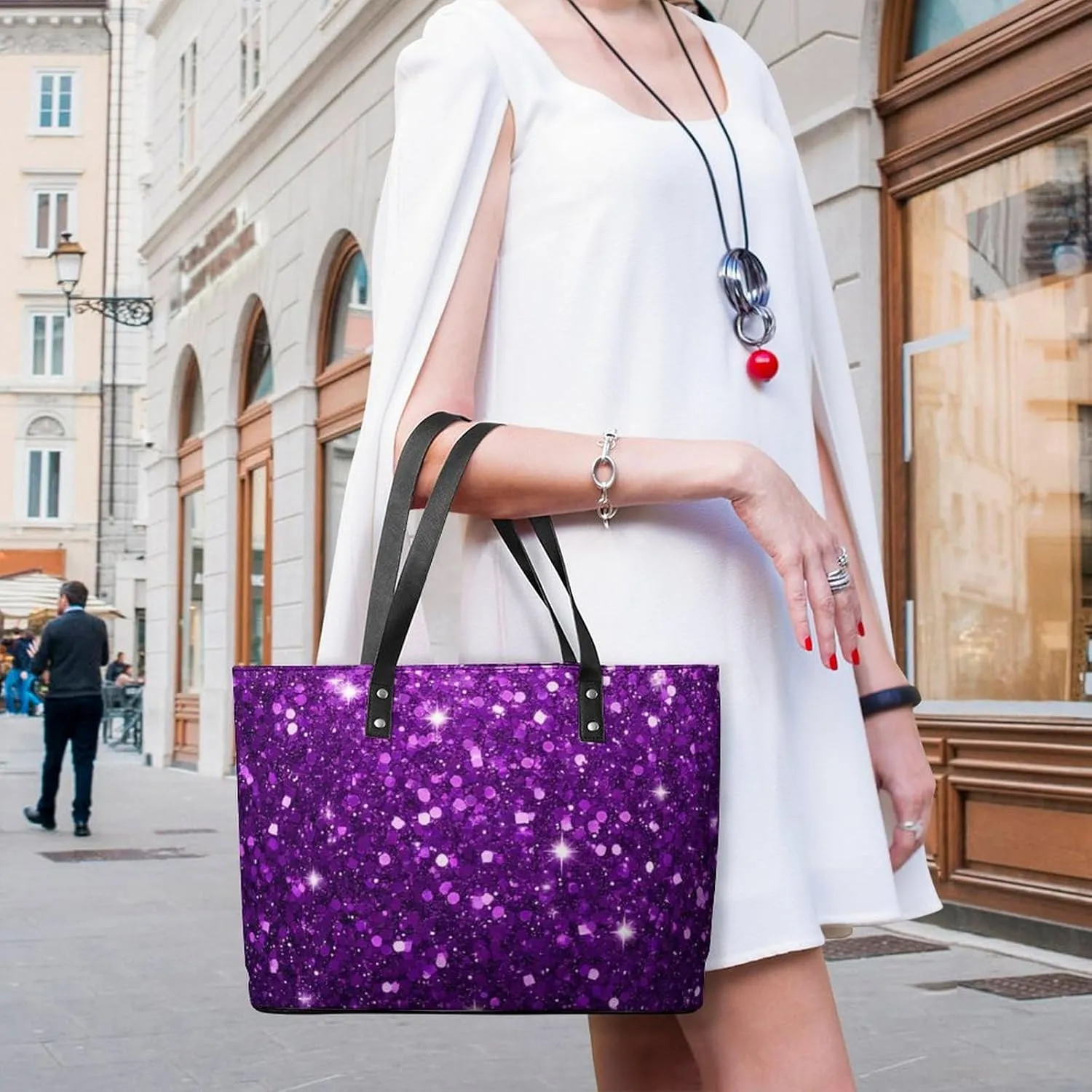 Women's Large Capacity Travel Tote Bag Waterproof Durable Shopping Handbag