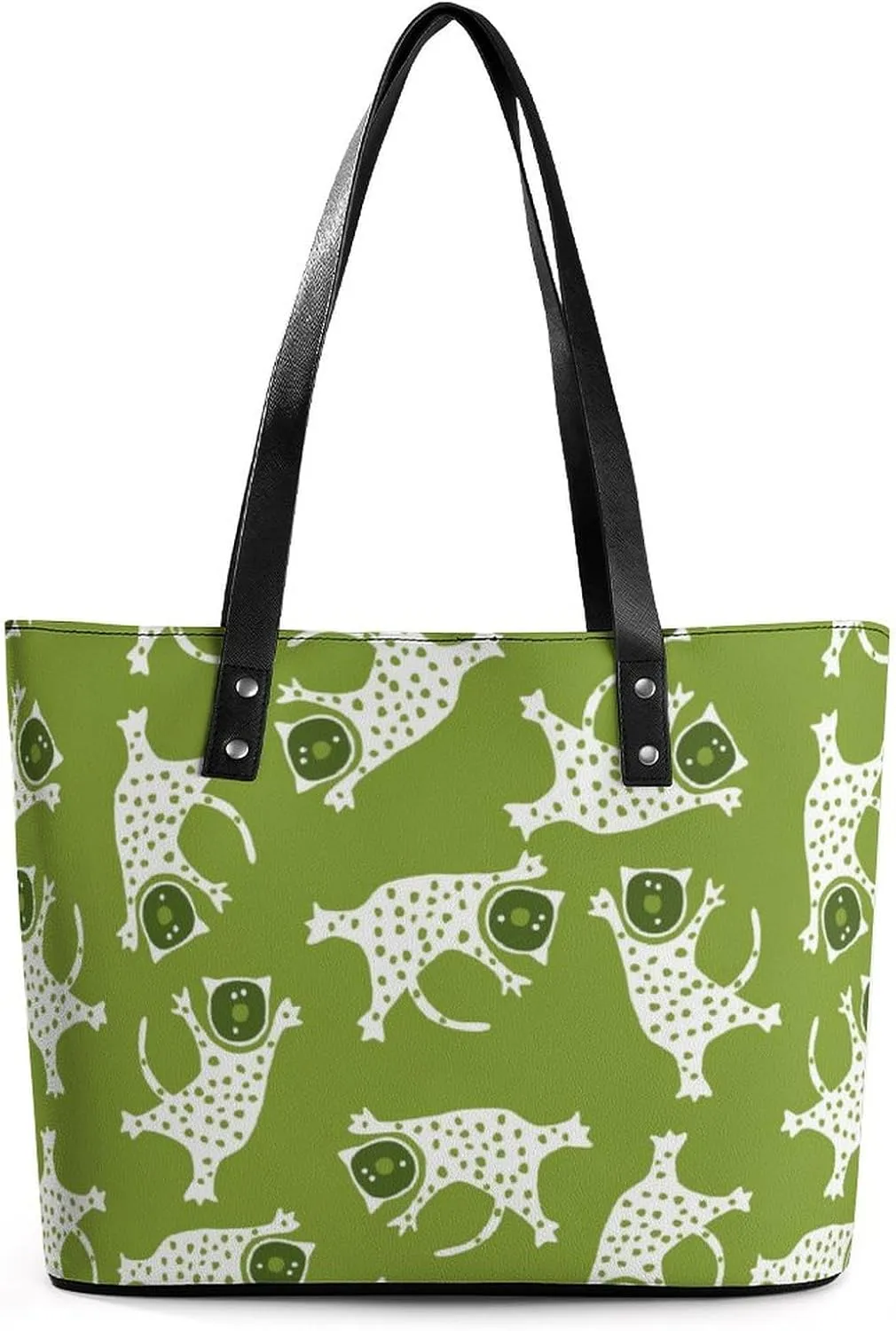 Women's Leather Tote Bag Fashion Handbag for Work Travel Shopping Daily Use Large Capacity Shoulder Purse
