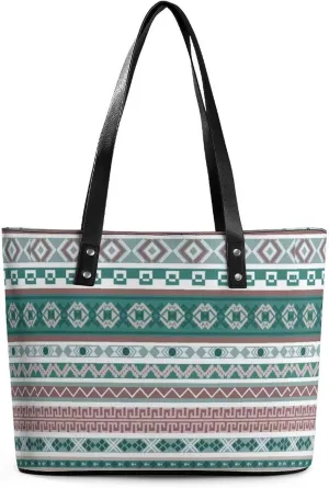 Women's Leather Tote Bag Fashion Handbag for Work Travel Shopping Daily Use Large Capacity Shoulder Purse