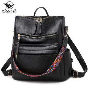 Women's Popular Glamorous Large Capacity Retro Backpacks