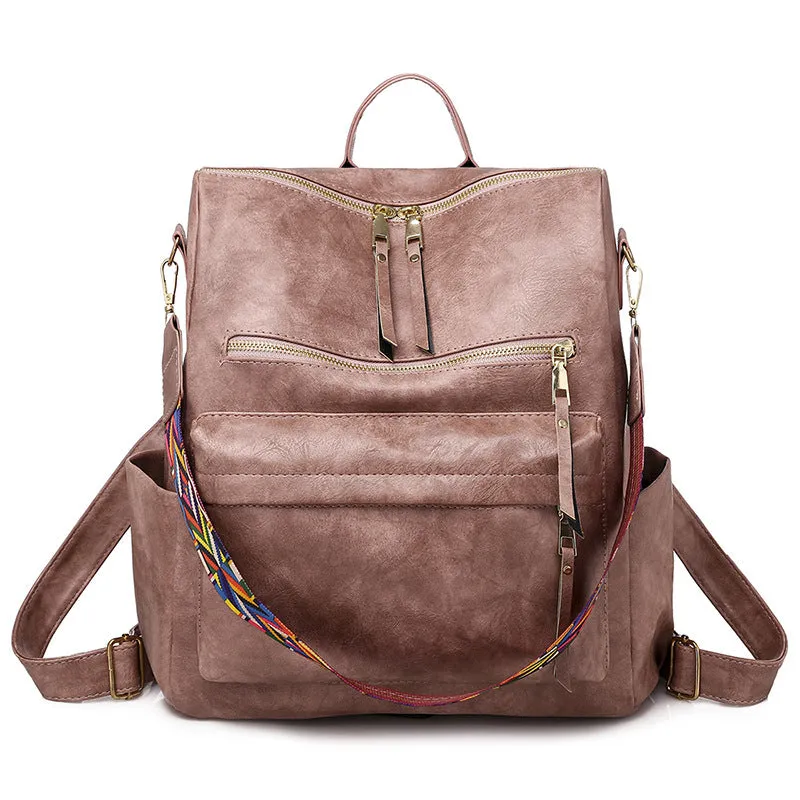 Women's Popular Glamorous Large Capacity Retro Backpacks