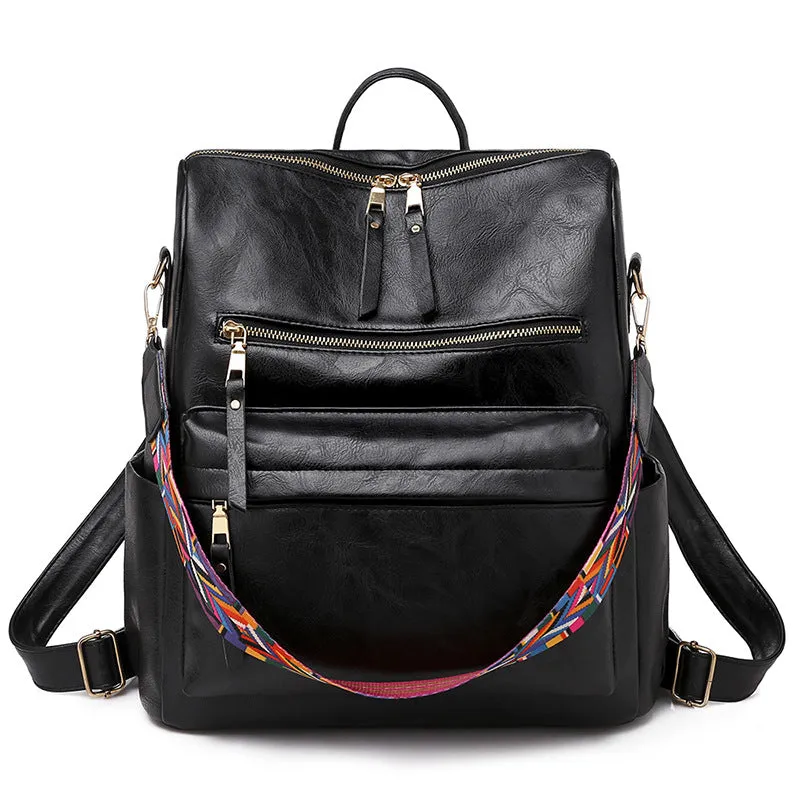 Women's Popular Glamorous Large Capacity Retro Backpacks