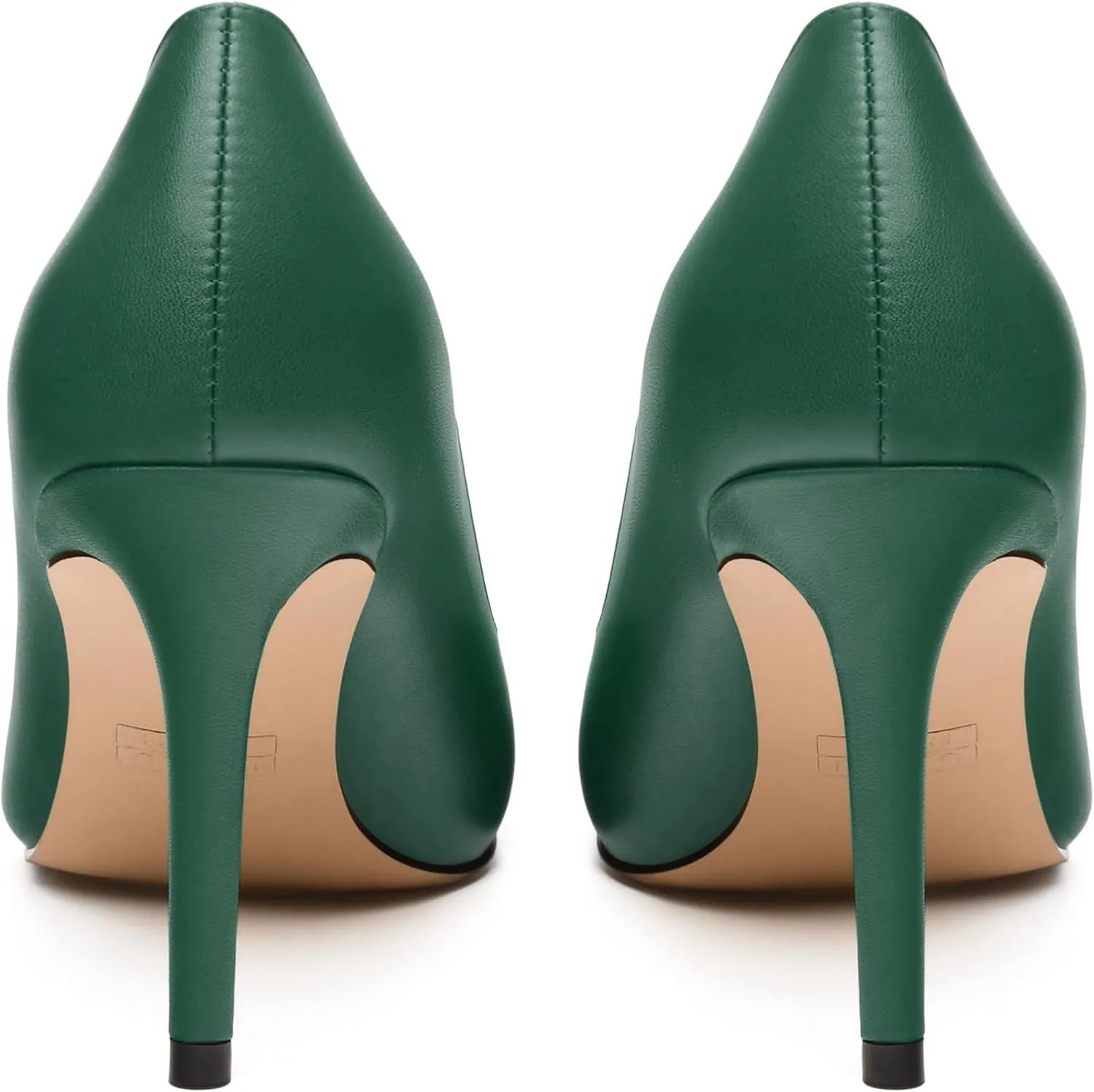 Women's Pumps, Pointed Toe Stiletto High Heels, Slip On Fashion Two Toned Patchwork Pump for Women