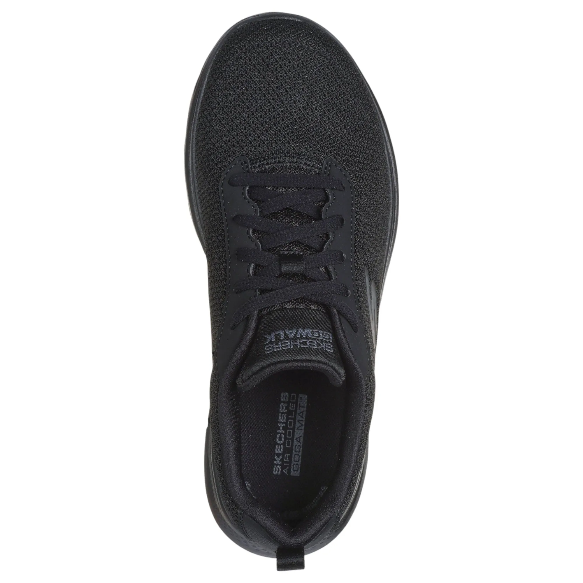 Womens Skechers Go Walk 7- Clear Path Black/ Black Walking Shoes