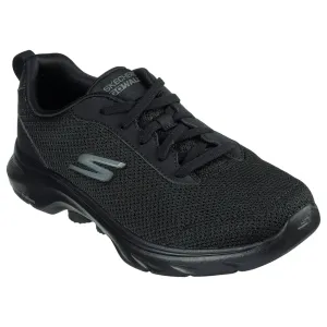Womens Skechers Go Walk 7- Clear Path Black/ Black Walking Shoes