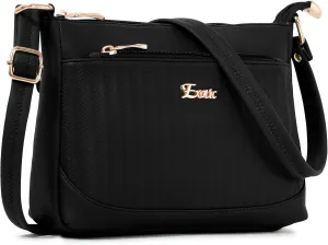 Women's Studded Dual Tone Sling Bag -Green, Black