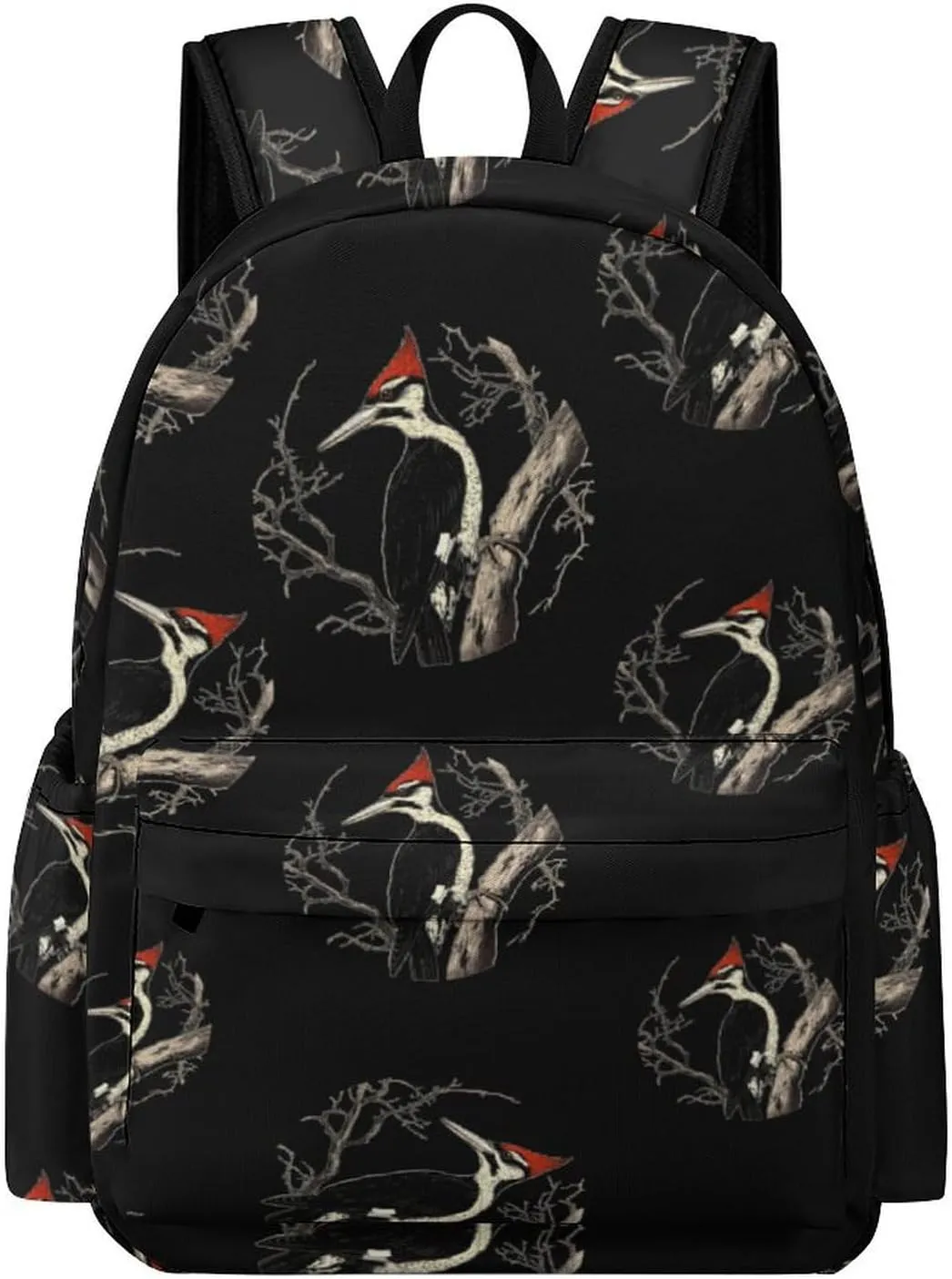 Woodpecker on A Branch Backpack for Mens Womens Shoulder Backpacks Travel Bag Laptop 16.5x11.8x5.9in