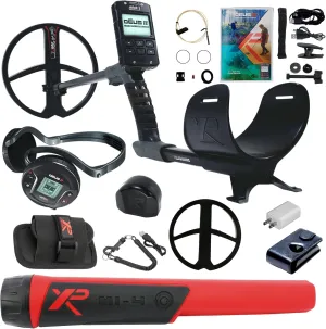 XP Deus II Fast Multi Frequency Metal Detector with 11" FMF Search Coil and MI-4 Pinpointer