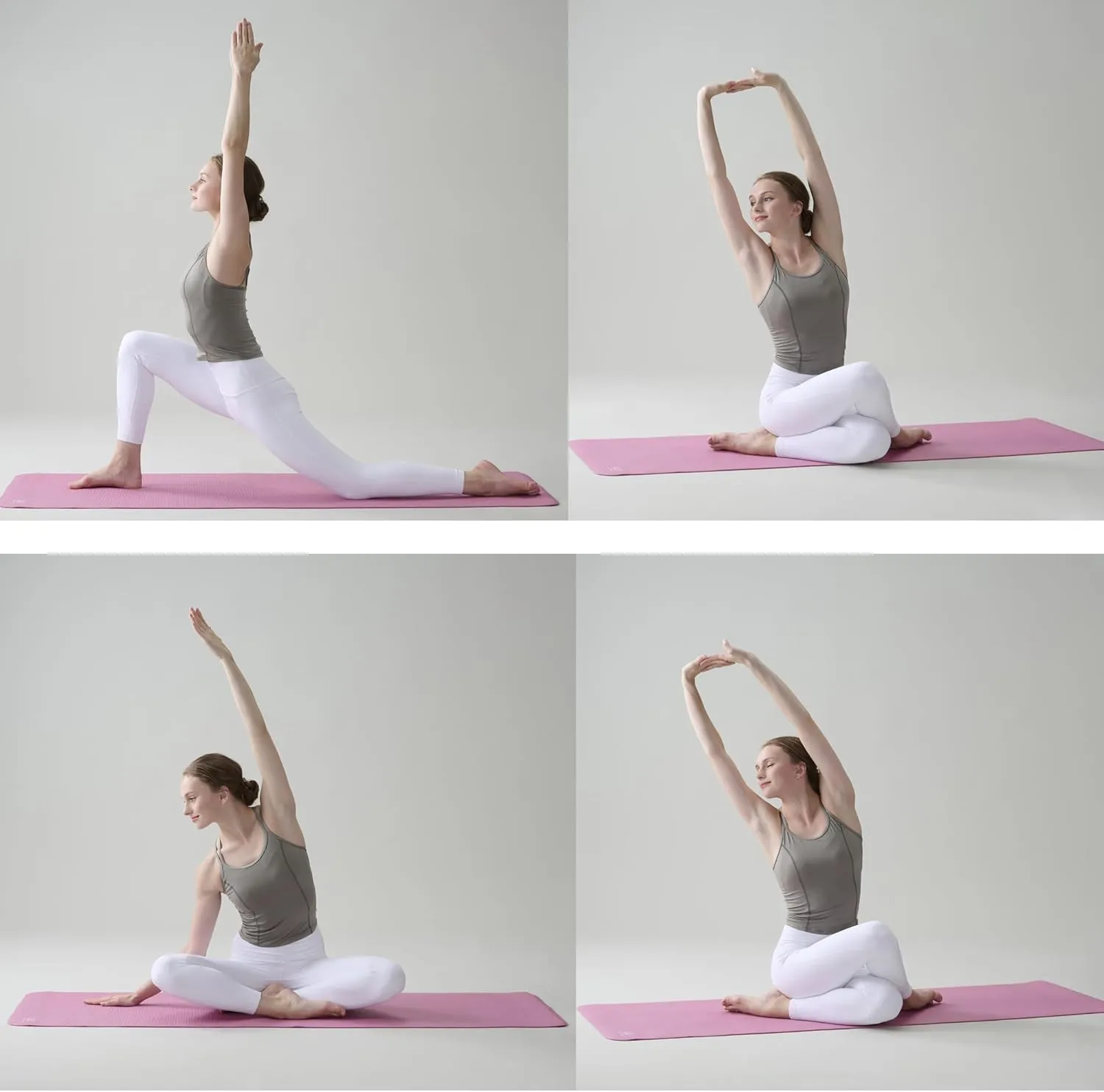 YAMAZEN Yoga Workout Mat for Home Gym Exercise | All Purpose Mat with Strap | Excellent Cushioning