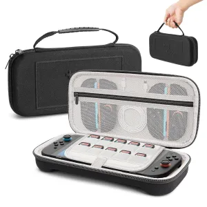 Yaslayp Carry Case Compatible with Nintndos Swith2 Console,Protective Hard Portable Travel Shell Pouch Game Bag with Mesh Pockets for Accessories