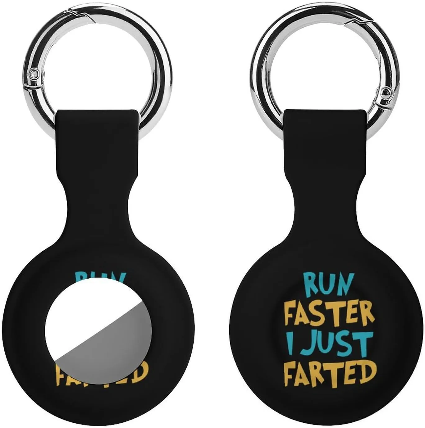 Yepp I Just Farted Fashion Anti-Scratch Protective Case Cover Compatible with AirTag with Keychain