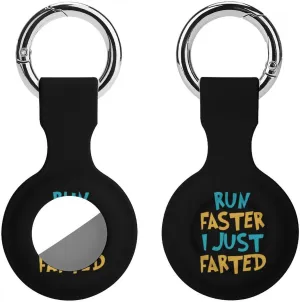 Yepp I Just Farted Fashion Anti-Scratch Protective Case Cover Compatible with AirTag with Keychain