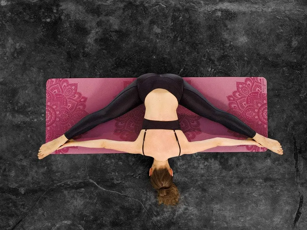 YOGA DESIGN LAB | The Infinity Mat | Luxurious Non-Slip Design Provides Unparalleled Grip to Support and Align You Beautifully | Eco-Friendly | w/Carrying Strap!