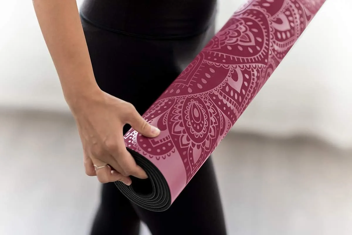 YOGA DESIGN LAB | The Infinity Mat | Luxurious Non-Slip Design Provides Unparalleled Grip to Support and Align You Beautifully | Eco-Friendly | w/Carrying Strap!