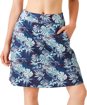Yogipace Women's 4 Pockets UV Protection 20" Modest Knee Length Skirt Athletic Golf Tennis Skort