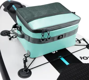 YVLEEN Waterproof Paddle Board Cooler, SUP Cooler Durable PVC Material Paddle Board Deck Bag with Mesh Top Pocket, Adjustable Straps, Super Capacity for Stand-Up Paddleboard and Kayak Accessories