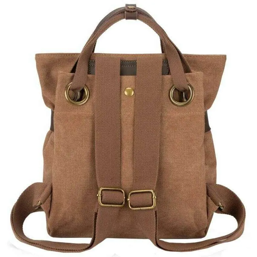 ZEDE Pont Des Arts Small Backpack - Camel Brown