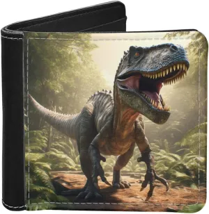 ZFRXIGN Dinosaur Men Wallet Boys Wallets Purse Card Holder Coin Storage Leather Money Bag Organizer Cool 3D Print Clutch