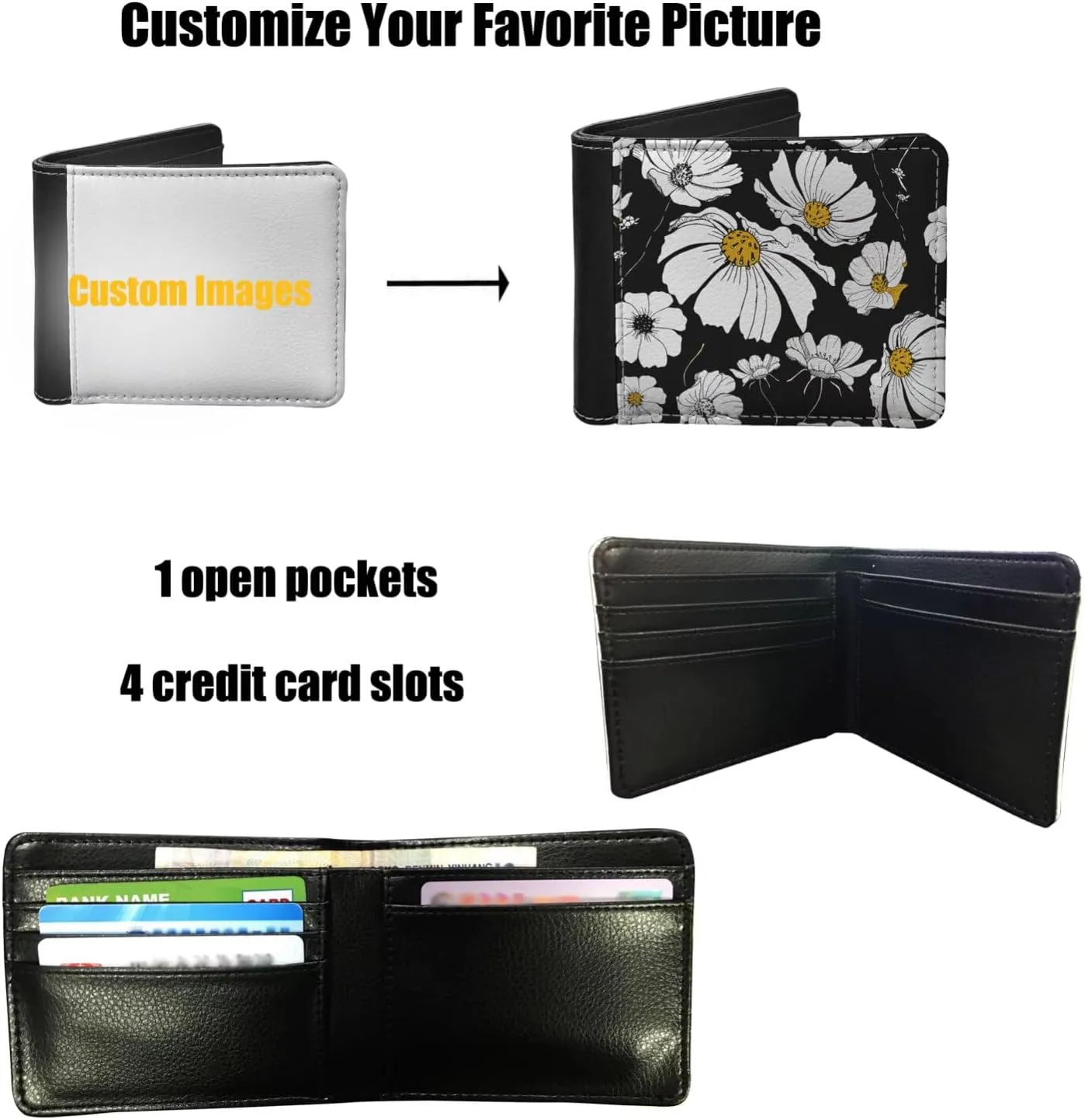 ZFRXIGN Dinosaur Men Wallet Boys Wallets Purse Card Holder Coin Storage Leather Money Bag Organizer Cool 3D Print Clutch