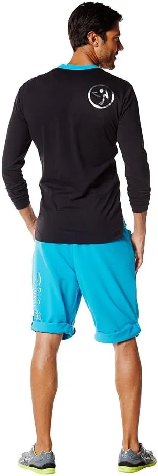 Zumba Fitness Men's Sweat It Roll-Up Cargo Shorts