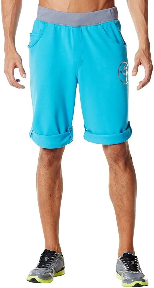 Zumba Fitness Men's Sweat It Roll-Up Cargo Shorts