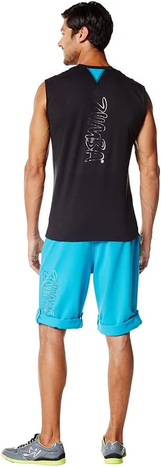 Zumba Fitness Men's Sweat It Roll-Up Cargo Shorts