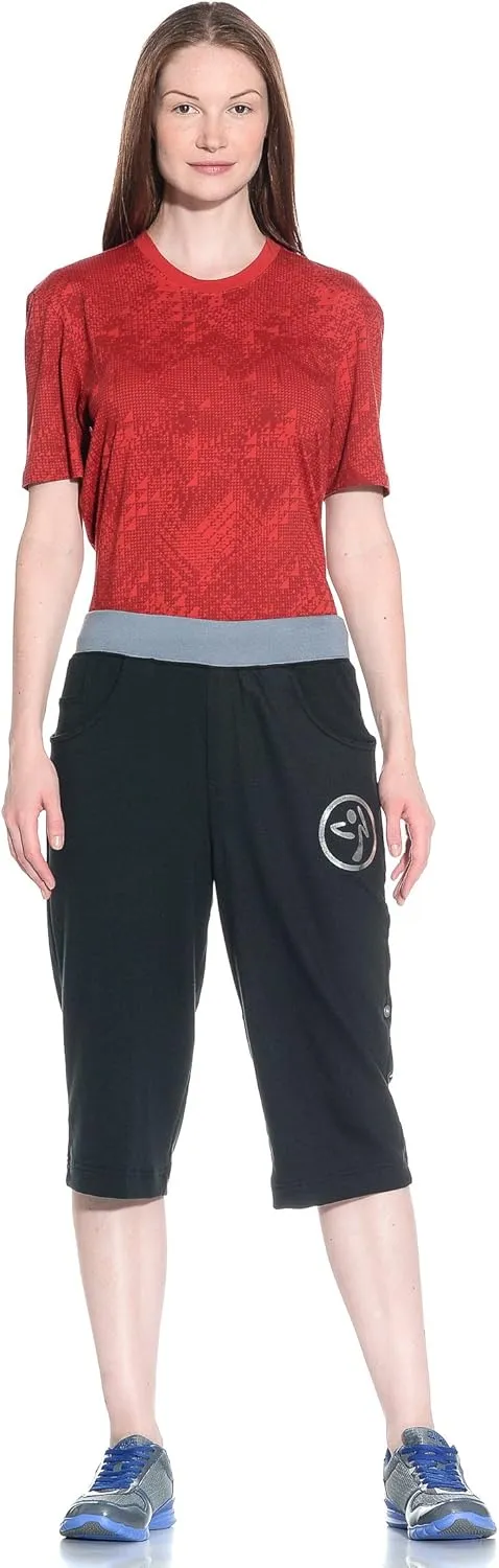 Zumba Fitness Men's Sweat It Roll-Up Cargo Shorts