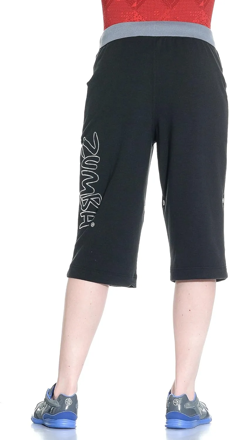 Zumba Fitness Men's Sweat It Roll-Up Cargo Shorts
